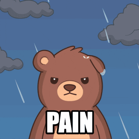 Bad Day Pain GIF by BEARISH