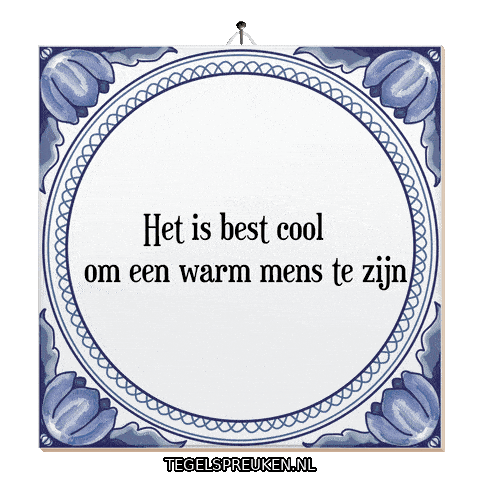 Respect Gezelligheid Sticker by Tegelspreuken.nl