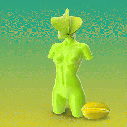 Digital Collage Fruit GIF by The LSD Hotel