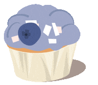 hungry cupcake Sticker by Nazaret Escobedo