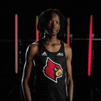 Track Field Go Cards GIF by Louisville Cardinals