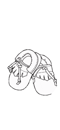 Minimonelli shoelover moccs babyshoe krabbelschuhe Sticker