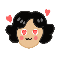 yeolmae99 love heart girl eyes Sticker