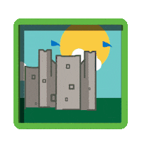 Trim Castle Halloween Sticker by Discover Ireland