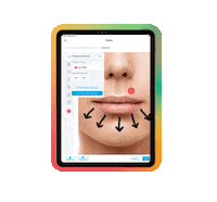 Beauty Face Sticker by Phorest Salon Software
