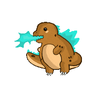 Dino Papa Sticker