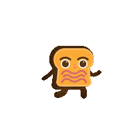 happy run Sticker by Here Studio
