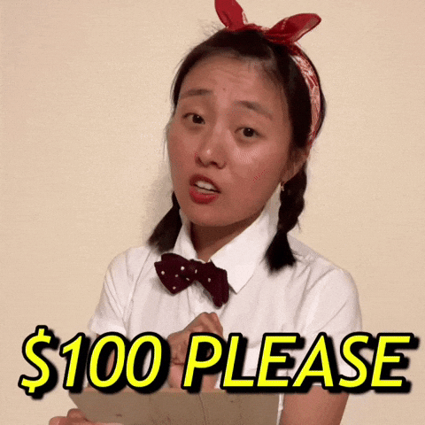 earlgreyinseoul money please 100 korean girl GIF