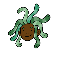 Angry Snake Sticker by max contre-attaque