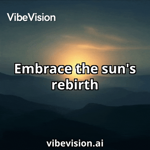 Hope Sunrise GIF by VibeVision