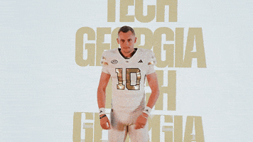 Georgia Tech Football Sport GIF by Georgia Tech Yellow Jackets