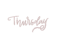 Days Of The Week Thursday Sticker