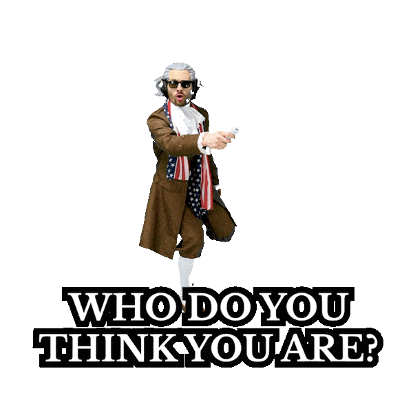 Who Do You Think You Are I Am Pumped Up Sticker