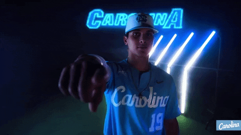North Carolina Baseball GIF by UNC Tar Heels