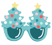 Christmas Tree Sticker by Beachy Pups