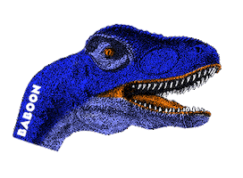 dinosaur dino Sticker by BABOON
