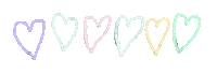 Hearts By Kirsten Sticker by Kirsten Hurley
