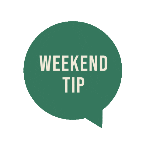 Weekendtip Sticker by The Social Brand