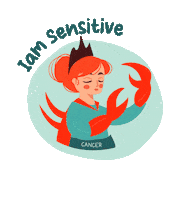 satelliteofglow cancer zodiac bodylotion satelliteofglow Sticker