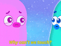 Dont Touch Me GIF by GIPHY Studios 2021