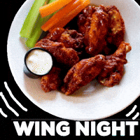 thewismerhouse wings drums ranch chicken wings GIF