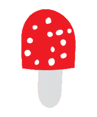 Fly Agaric Forest Sticker by Moja knjiga