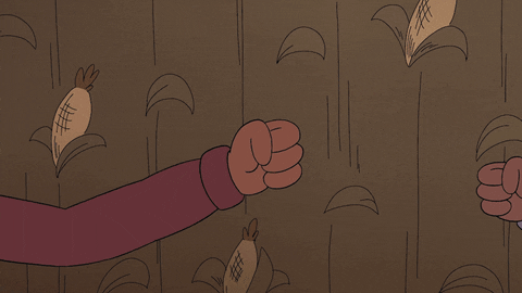 costume quest fist bump GIF by Cartoon Hangover