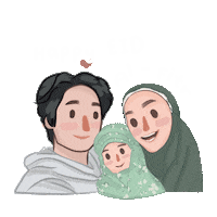 kaneishea hari raya idul fitri happy eid kaneishea Sticker