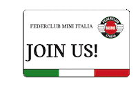 federclubmini car club cars mini Sticker