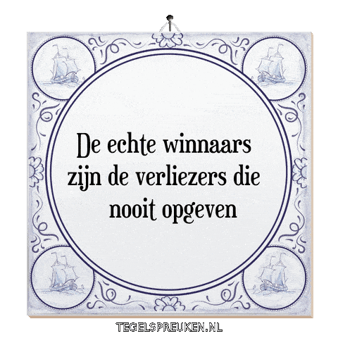Humor Hoop Sticker by Tegelspreuken.nl
