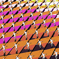 MrMegaMoneyMillions retro 3d 80s surf GIF
