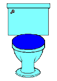 toilet bathroom STICKER
