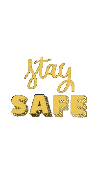 Stay Safe Sticker by Blunt and Brave