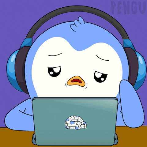 Sleepy Work GIF by Pudgy Memez