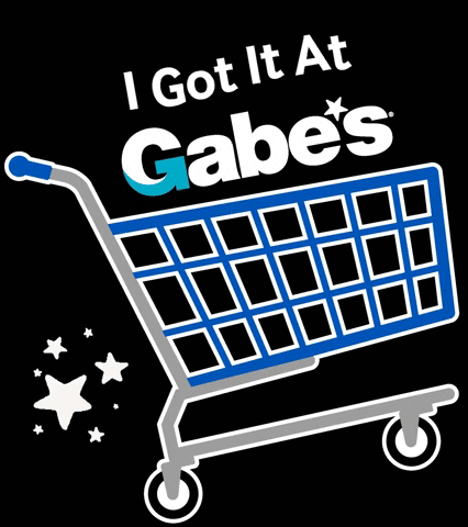 gabes_stores giphygifmaker giphyattribution shopping cart gabes GIF