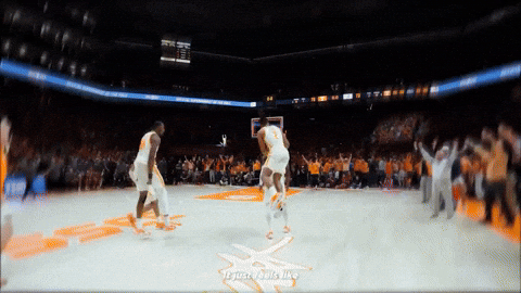 Basketball Orange GIF by Tennessee Athletics