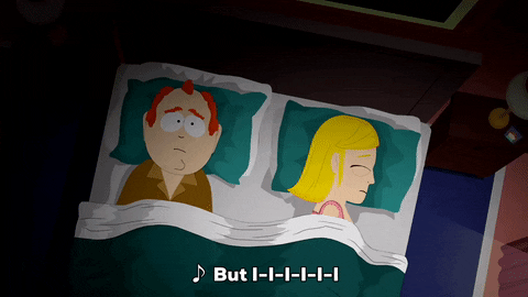 nervous insomnia GIF by South Park 