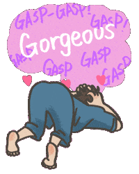 Gasp Love Sticker