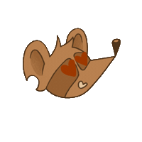 _domindigo_ love in love mouse amour Sticker