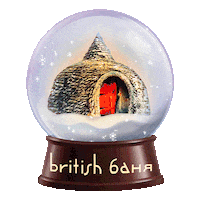 Snow Winter Sticker by British banya