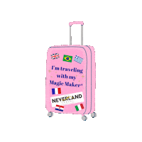 Pink Travel Sticker by Danielle Smythe