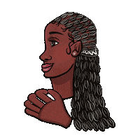 Black Girl Style Sticker by JellaCreative
