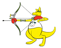 Summer Olympics Archery Sticker by AUSOlympicTeam