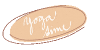 Yoga Joga Sticker by Tropikalia.cz