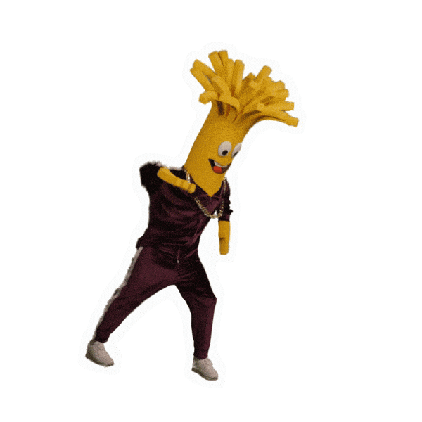 Cheese String Sticker by Strings & Things