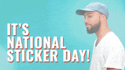 National Sticker Day GIF by StickerGiant