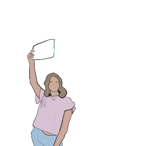 youthactivismsociety girl character yas girl power Sticker