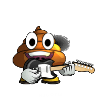 Comedy Guitar Sticker by Hugo.fm