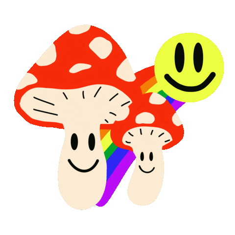 Happy Rainbow Sticker