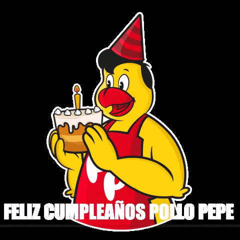 Feliz Cumpleanos GIF by PolloPepeMX